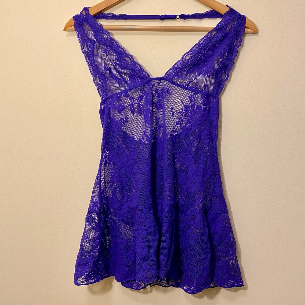 New Victoria’s Secret Purple Halter Babydoll S